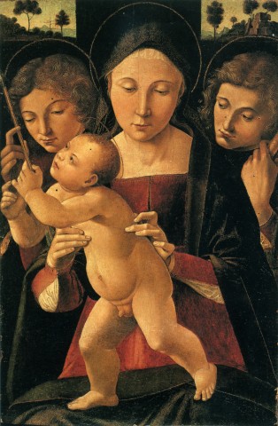 Goffi, Roberto/ Nimatallah, Giorgio — Dei Pietro (Bartolomeo della Gatta) - sec. XV - Madonna con Bambino e santi — insieme